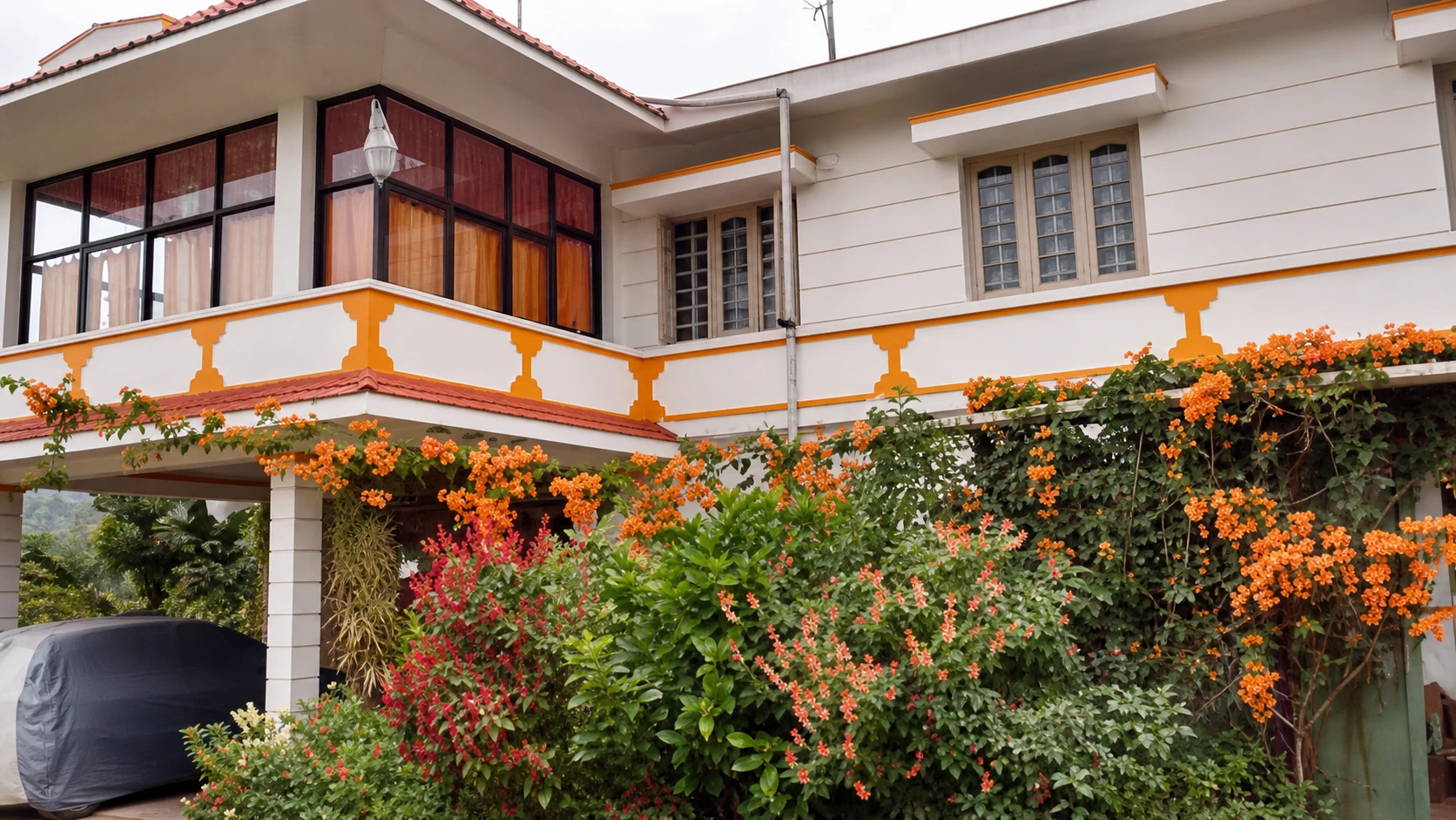 Saboath Homestay garden-facing exterior